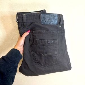 Diesel Vintage Style Distressed Grey Denim 34